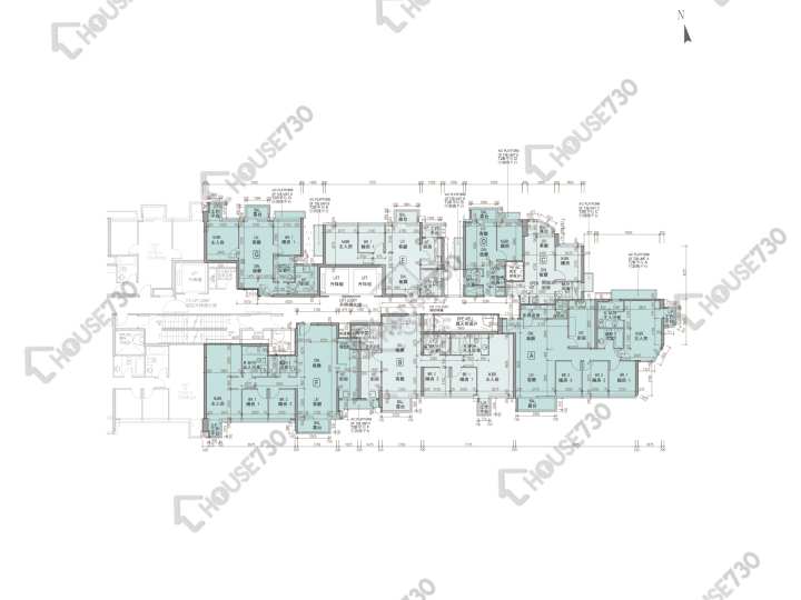 龍譽 平面圖 龍譽 2B座 37樓 樓層平面圖 - House730