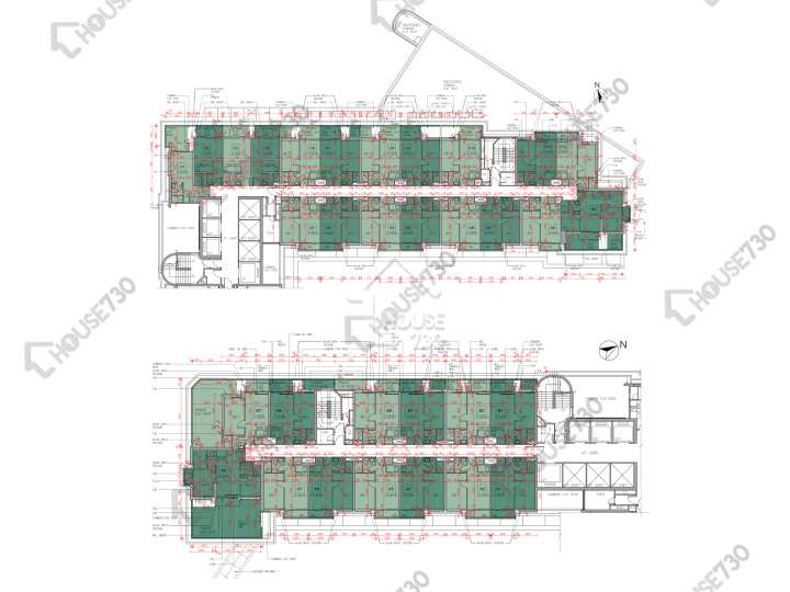 海茵莊園 平面圖 海茵莊園 2座 1樓 樓層平面圖 - House730