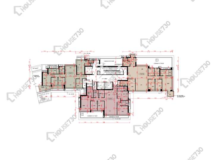 爾巒 平面圖 爾巒 茵羅洛斯大道 1座 1樓 樓層平面圖 - House730