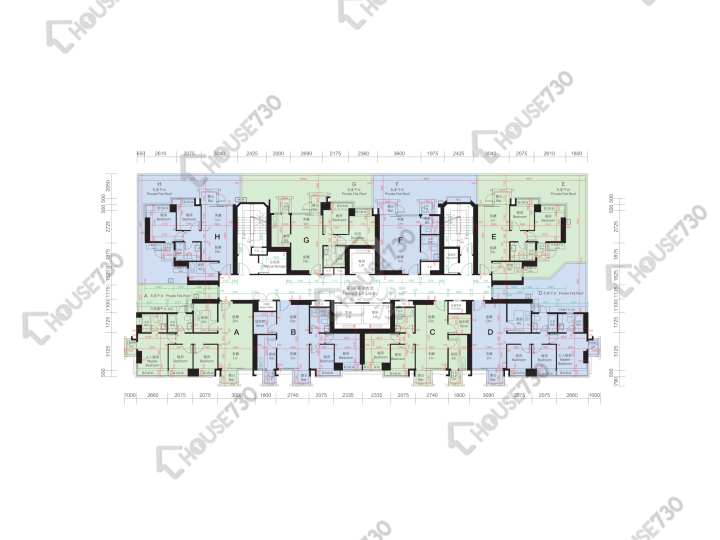 逸峯 平面图 逸峯 3座 5楼 楼层平面图 - House730