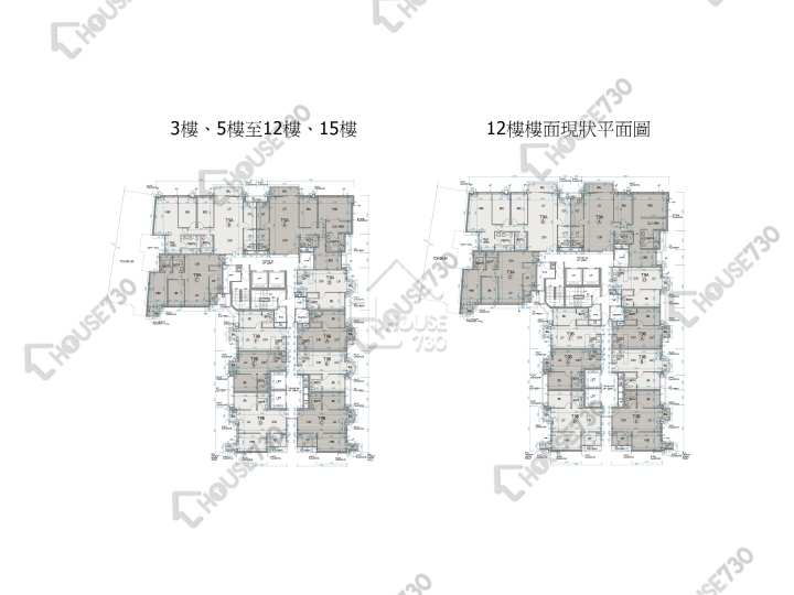 朗濤 平面圖 朗濤 9A座 3,5-12,15樓 樓層平面圖 - House730