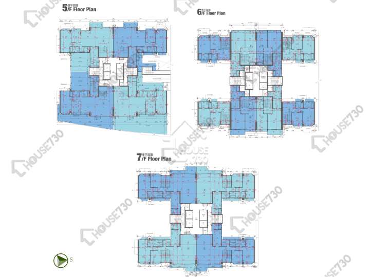 嘉御山 平面圖 嘉御山 1座 5-6樓 樓層平面圖 - House730