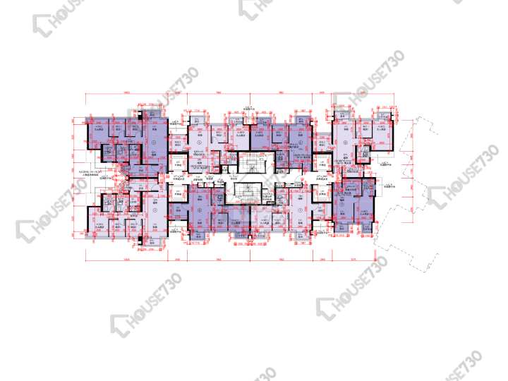 天鑽 平面圖 天鑽 10座 3,5-13,15-18,19樓 樓層平面圖 - House730