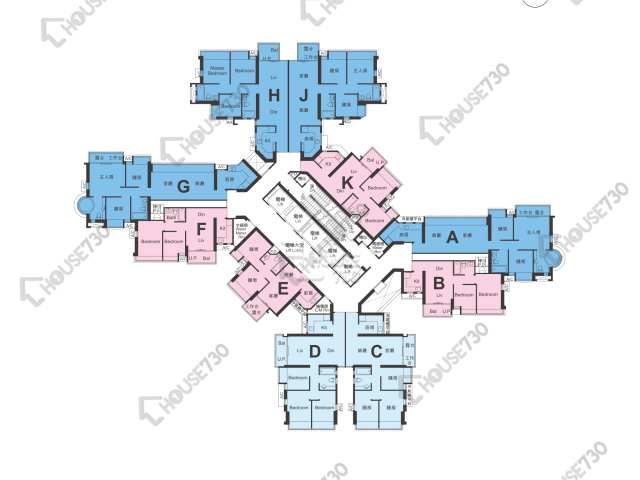 御景峰 平面圖 御景峰 20樓 樓層平面圖 - House730
