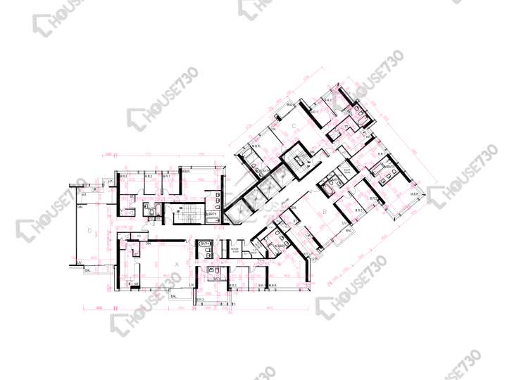 昇御門 平面圖 昇御門 2座 35-36樓 樓層平面圖 - House730