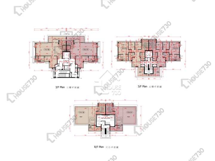 爾巒 平面圖 爾巒 茵娜大道 2座 3樓 樓層平面圖 - House730