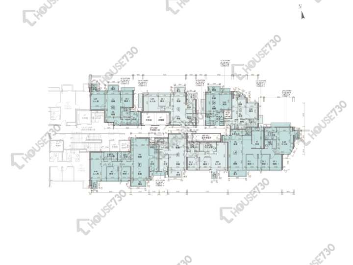龍譽 平面圖 龍譽 2B座 33樓 樓層平面圖 - House730