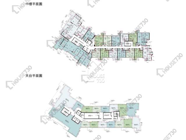 帝御 平面圖 帝御 1期 帝御‧金灣 3座 19樓 樓層平面圖 - House730
