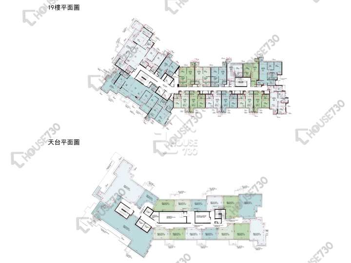 帝御 平面圖 帝御 1期 帝御‧金灣 3座 19樓 樓層平面圖 - House730