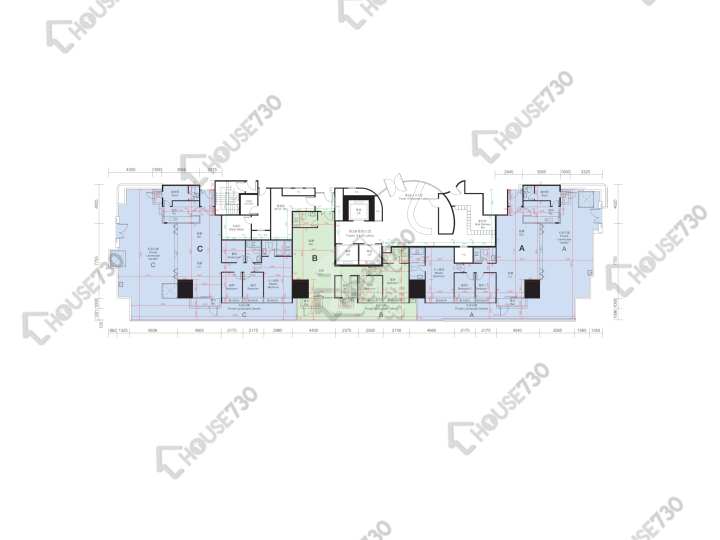 逸峯 平面图 逸峯 3座 3楼 楼层平面图 - House730