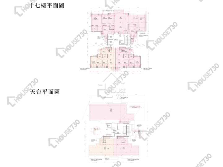 逸珑湾 平面图 逸珑湾 I 大厦19座 17楼 楼层平面图 - House730