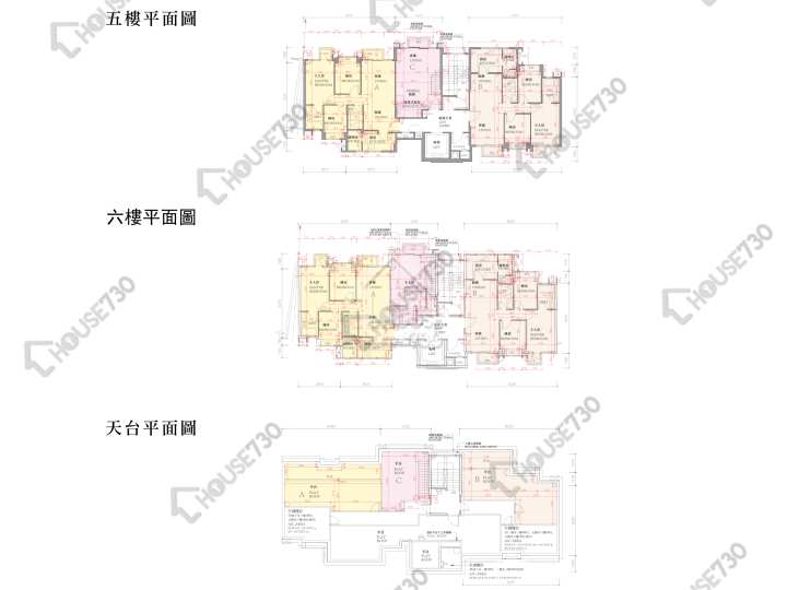 逸珑湾 平面图 逸珑湾 I 低座18座 5-6楼 楼层平面图 - House730