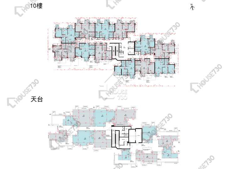 Wetland Seasons Park 平面圖 Wetland Seasons Park 2期 5座 10樓 樓層平面圖 - House730