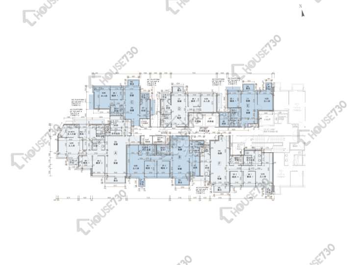 龍譽 平面圖 龍譽 2A座 35樓 樓層平面圖 - House730