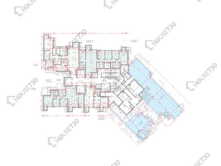 柏傲莊 平面圖 柏傲莊 3期 1座 (1A) 52樓 樓層平面圖 - House730