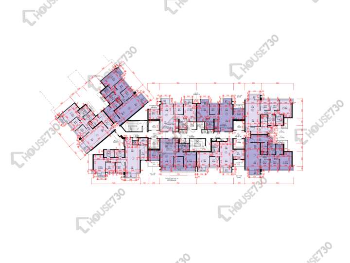 天鑽 平面圖 天鑽 19座 1樓 樓層平面圖 - House730