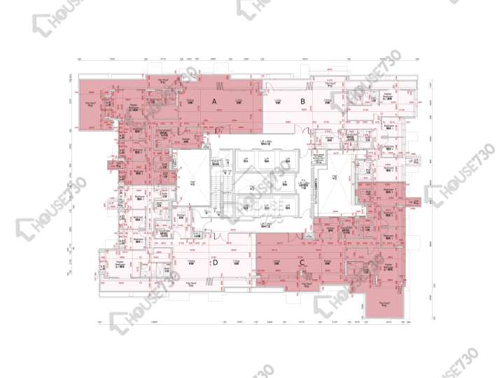 观月‧桦峯 平面图 观月‧桦峯 38楼 楼层平面图 - House730