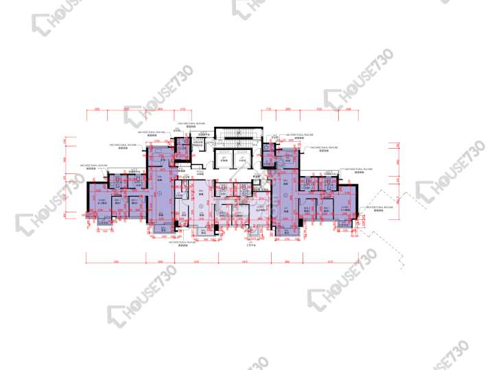 天鑽 平面圖 天鑽 3座 1樓 樓層平面圖 - House730