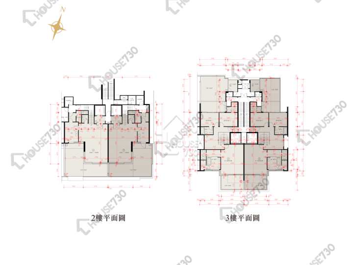 星岸 平面圖 星岸 5座 2樓 樓層平面圖 - House730