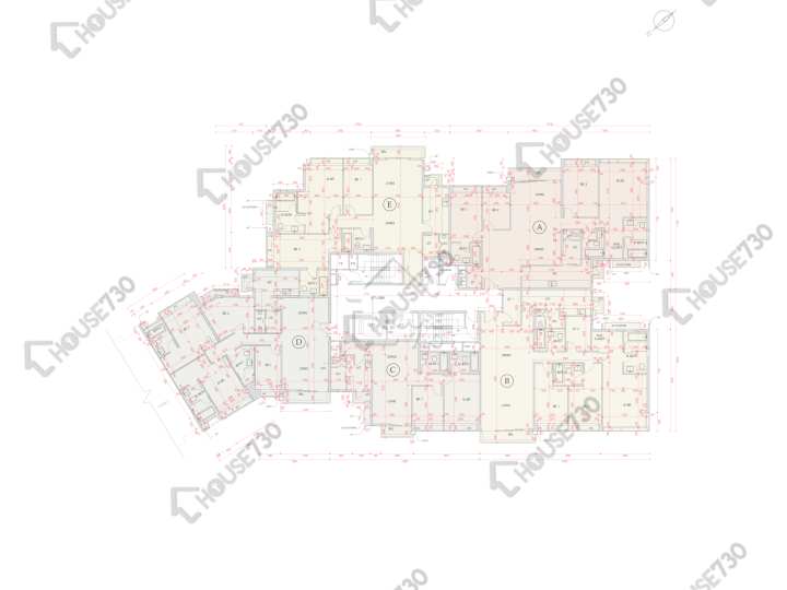 賢文禮士 平面圖 賢文禮士 5座 7樓 樓層平面圖 - House730