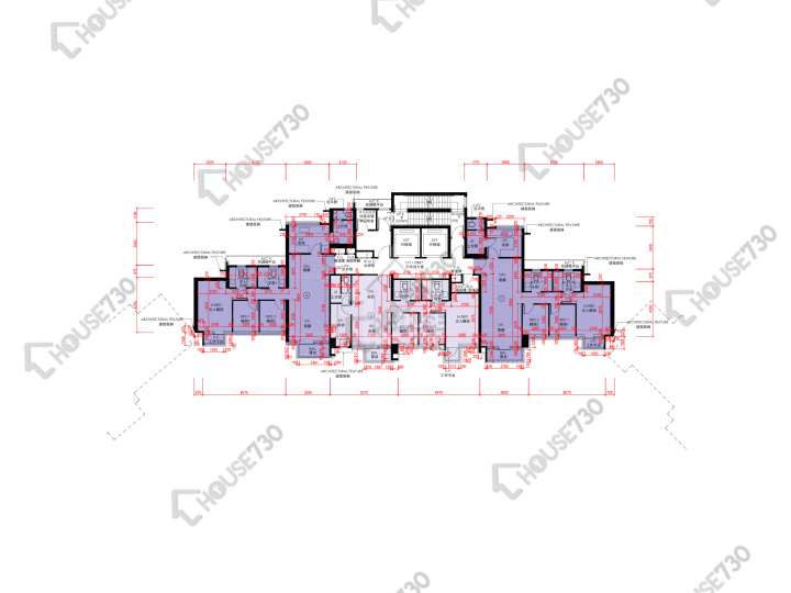 天鑽 平面圖 天鑽 5座 2-3,5-13,15-18,19樓 樓層平面圖 - House730