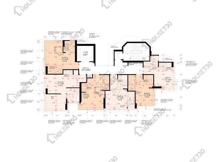 尚宜 平面圖 尚宜 2-3,5,6樓 樓層平面圖 - House730