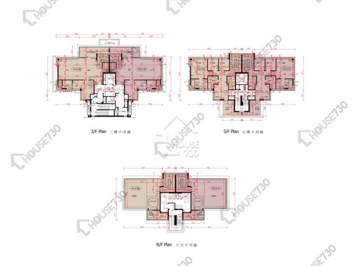 爾巒 平面圖 爾巒 珍諾華大道 3座 3樓 樓層平面圖 - House730