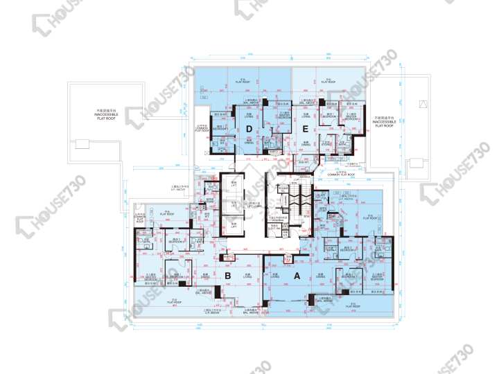 港圖灣 平面圖 港圖灣 6樓 樓層平面圖 - House730