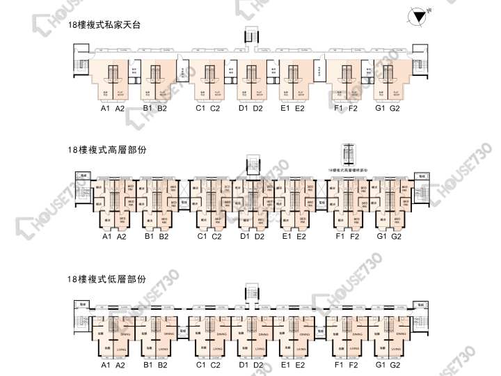 銀禧花園 平面圖 銀禧花園 銀禧閣 18樓 樓層平面圖 - House730
