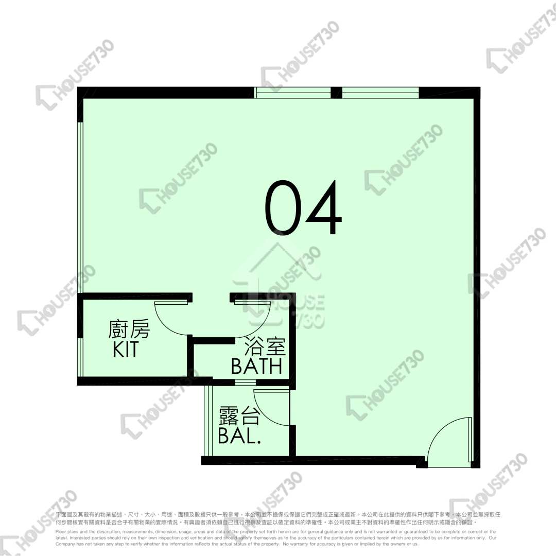 Ap Lei CHau LEI TUNG ESTATE Upper Floor Unit Floor Plan 東昇樓-高層/中層/低層-4室 House730-6248827