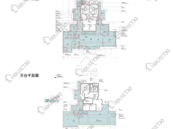 高爾夫.御苑 平面圖 高爾夫.御苑 9座 28樓 樓層平面圖 - House730