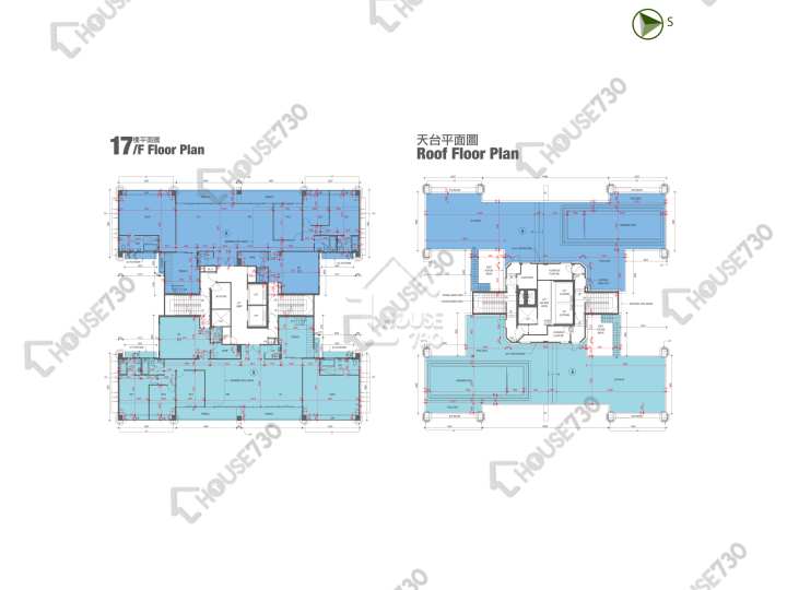 嘉御山 平面圖 嘉御山 2座 17樓 樓層平面圖 - House730