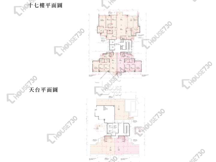 逸珑湾 平面图 逸珑湾 I 大厦20座 17楼 楼层平面图 - House730