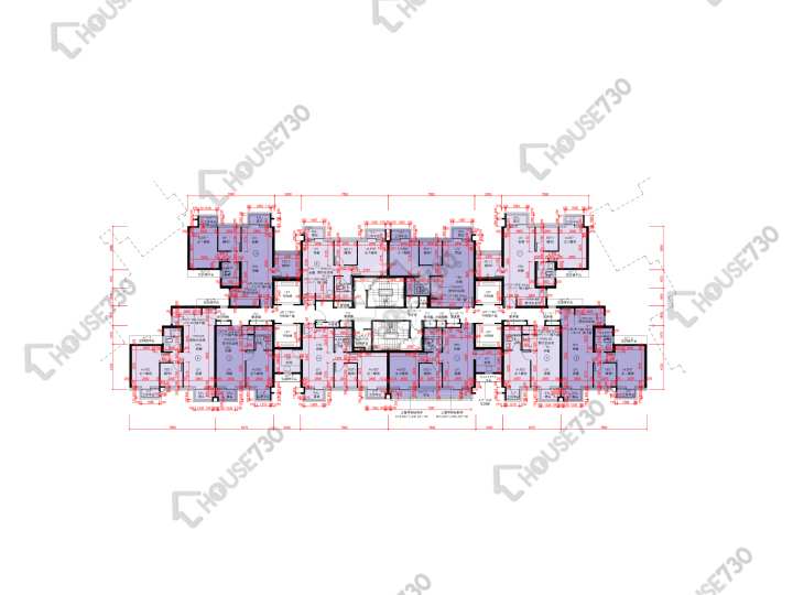 天鑽 平面圖 天鑽 8座 1樓 樓層平面圖 - House730