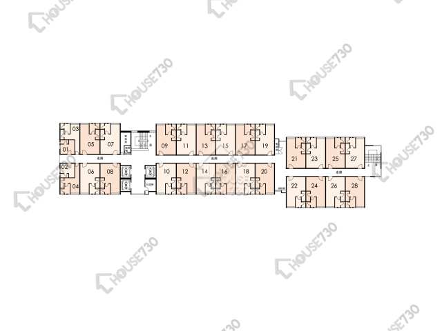 太和邨 平面圖 太和邨 亨和樓 (12座) 2-22樓 樓層平面圖 - House730