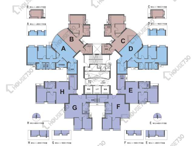 Laguna Verde Floor Plans Laguna Verde Phase 2 Villa Verde Tower 10 3,5-12,15-23,25,26/F Floor Plan - House730
