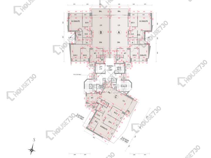 One Mayfair Floor Plans One Mayfair Tower 6 2-3,5-7,8/F Floor Plan - House730