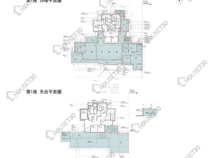 高爾夫.御苑 平面圖 高爾夫.御苑 1座 28樓 樓層平面圖 - House730
