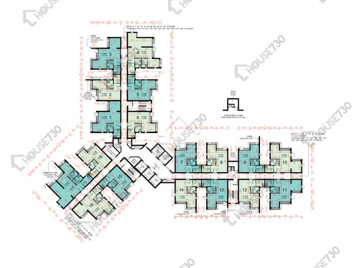 凱樂苑 平面圖 凱樂苑 E座 (凱曈閣) 3-40樓 樓層平面圖 - House730