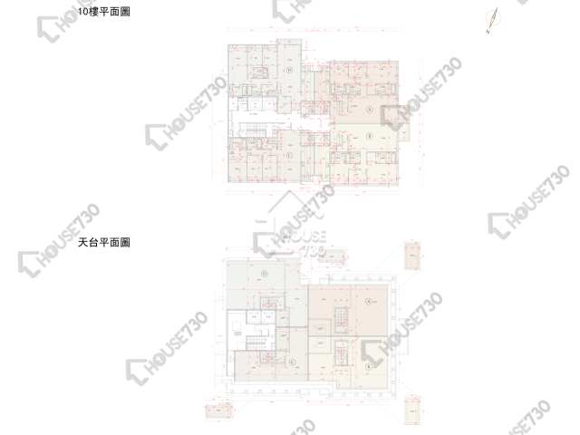 賢文禮士 平面圖 賢文禮士 1座 10樓 樓層平面圖 - House730