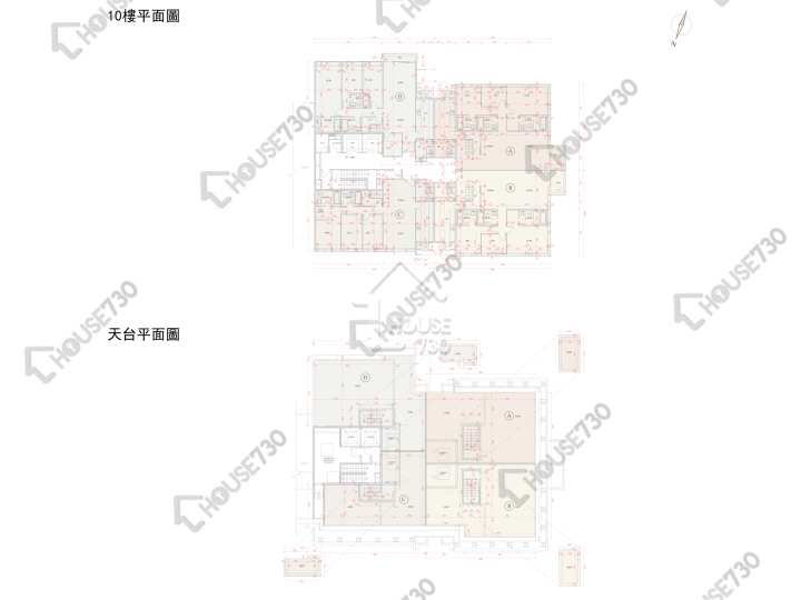 賢文禮士 平面圖 賢文禮士 1座 10樓 樓層平面圖 - House730