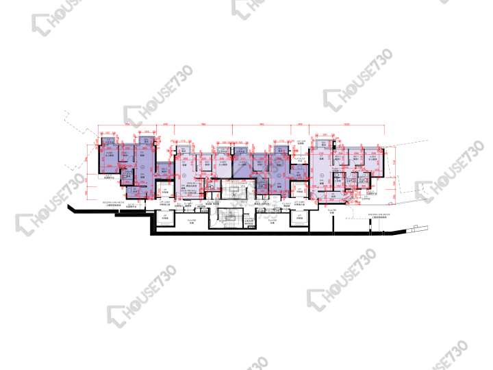 天鑽 平面圖 天鑽 12座 1樓 樓層平面圖 - House730