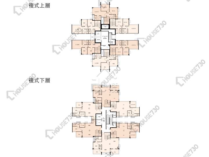 又一居 平面圖 又一居 19座 10樓 樓層平面圖 - House730