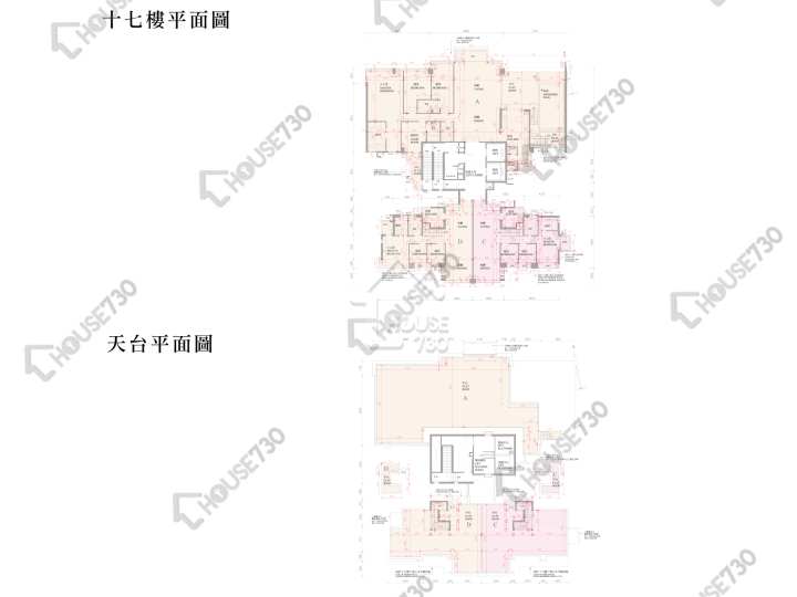逸珑湾 平面图 逸珑湾 I 大厦16座 17楼 楼层平面图 - House730
