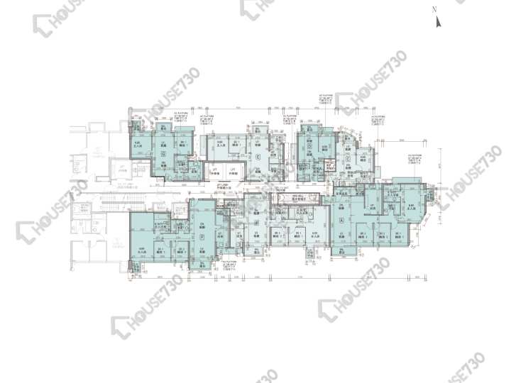 龍譽 平面圖 龍譽 2B座 36樓 樓層平面圖 - House730