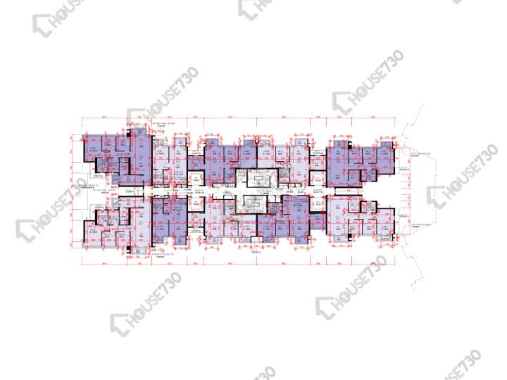 天鑽 平面圖 天鑽 1座 5-13,15-17,18樓 樓層平面圖 - House730