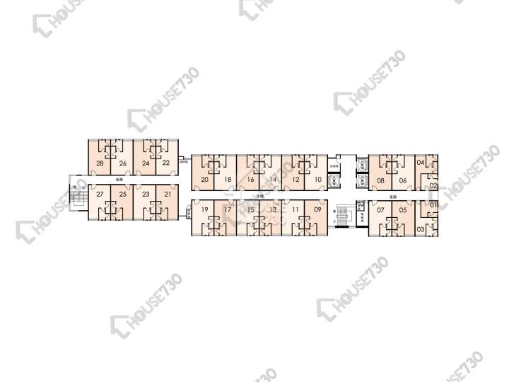 太和邨 平面圖 太和邨 安和樓 (7座) 4-22樓 樓層平面圖 - House730