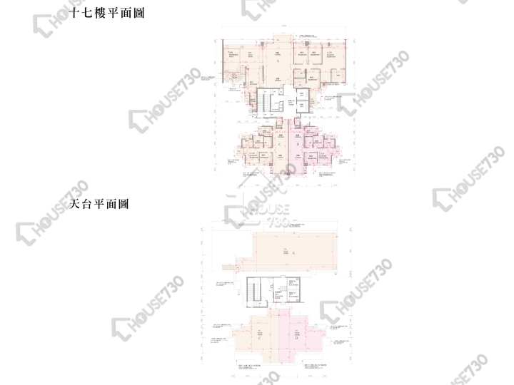 逸瓏灣 平面圖 逸瓏灣 II 大廈11座 17樓 樓層平面圖 - House730