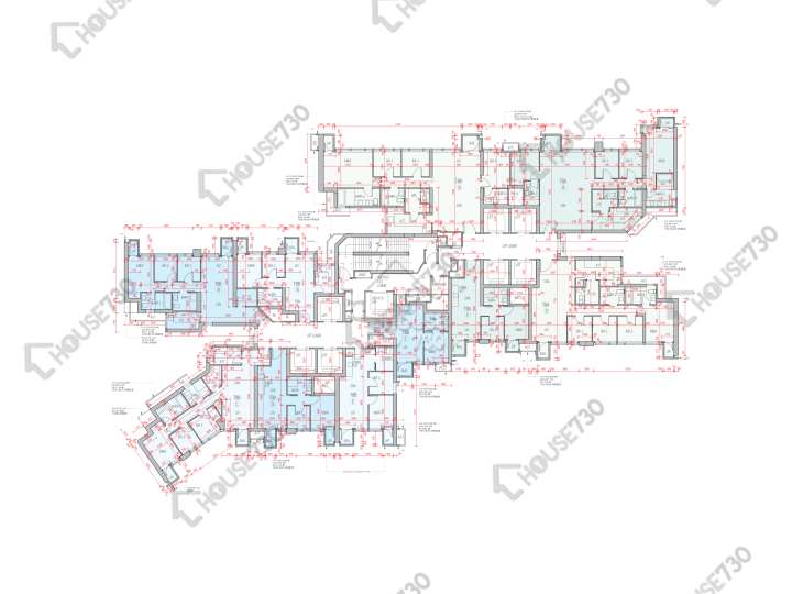 柏傲莊 平面圖 柏傲莊 3期 8座 (8A) 61樓 樓層平面圖 - House730