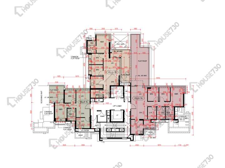 爾巒 平面圖 爾巒 茵娜大道 8座 1樓 樓層平面圖 - House730